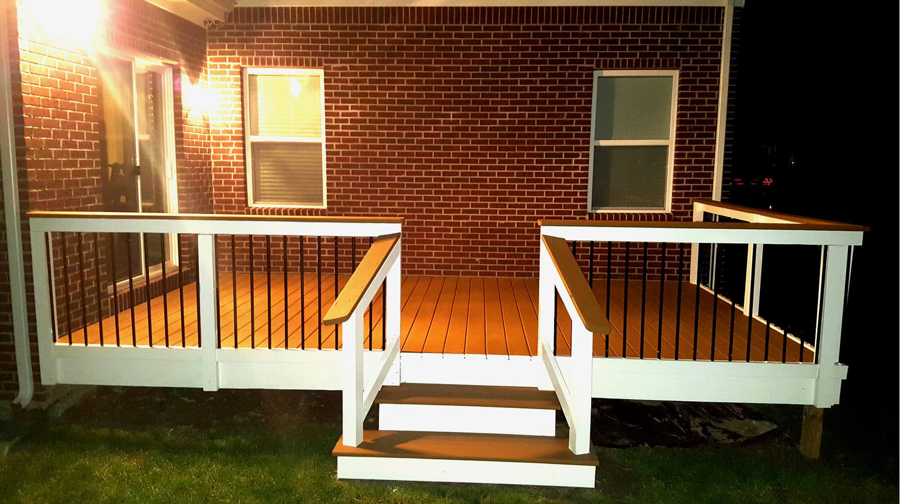 Wood Deck: Ready for the Nightlife!